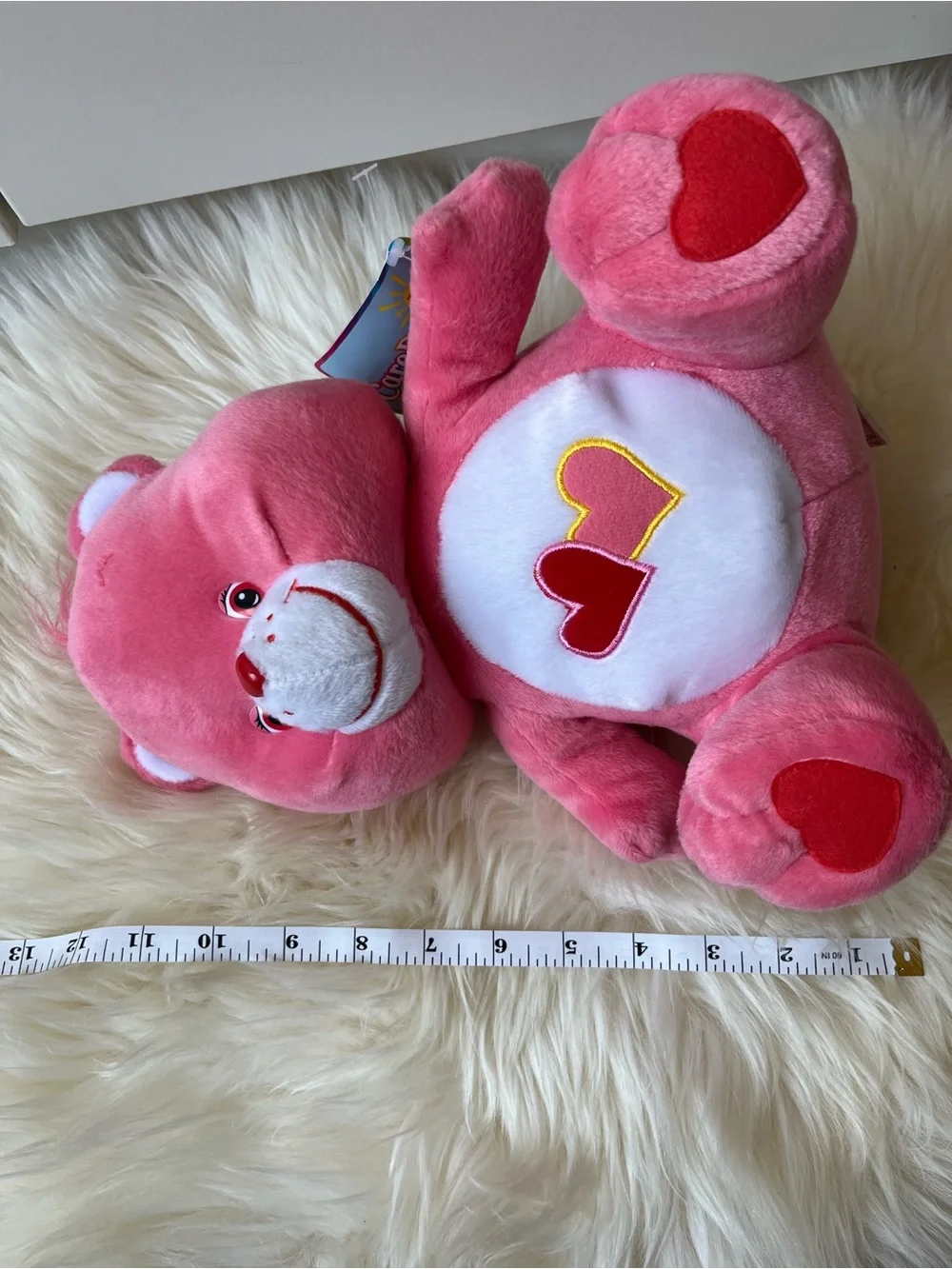 NWT New Vintage Y2K Care Bear 2003 Pink Love A Lot Bear 13
